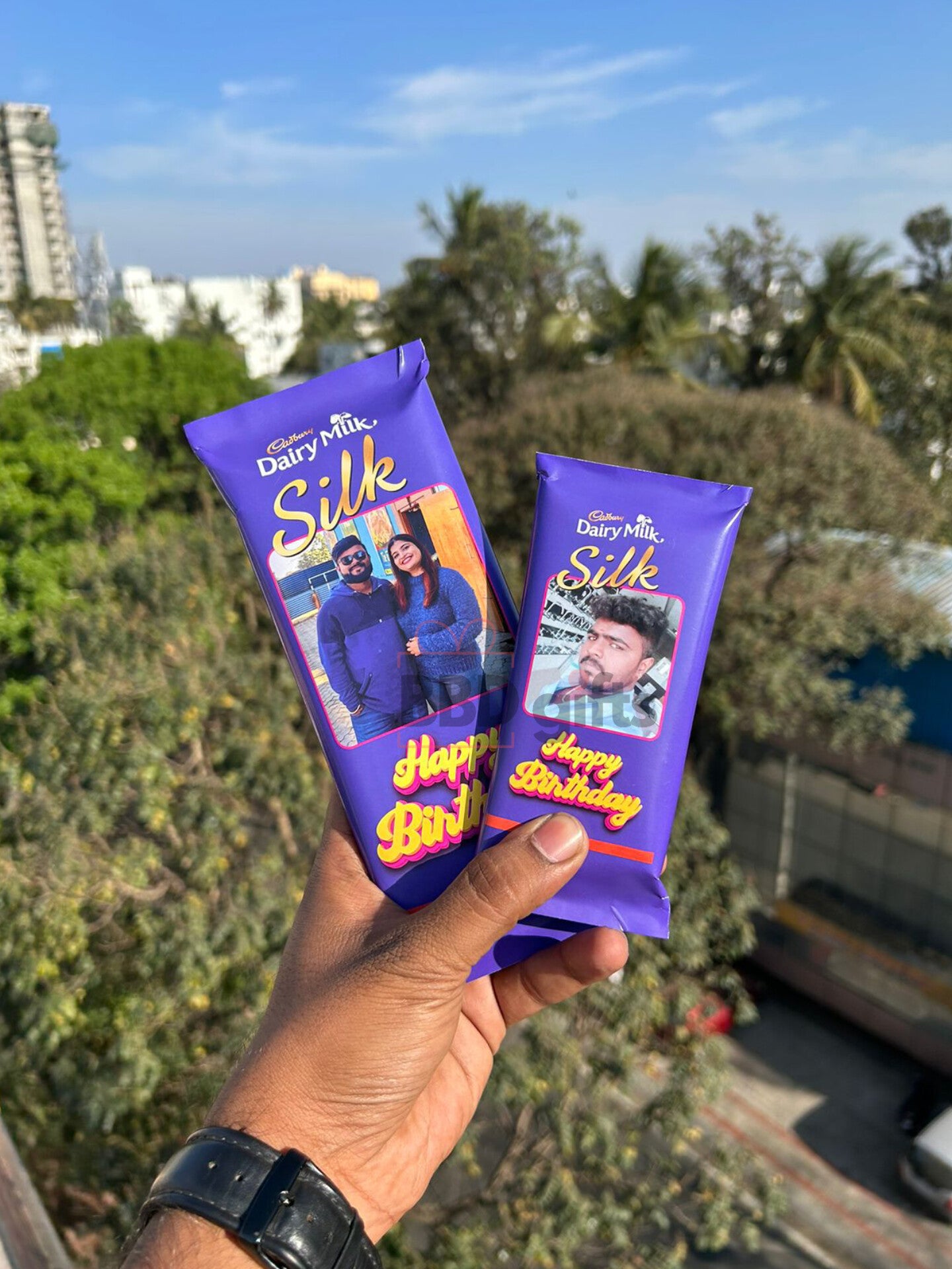 Cadbury Dairy Milk Chocolate Sweet Personalised Box Candy Hamper Orang –  HamperMoments