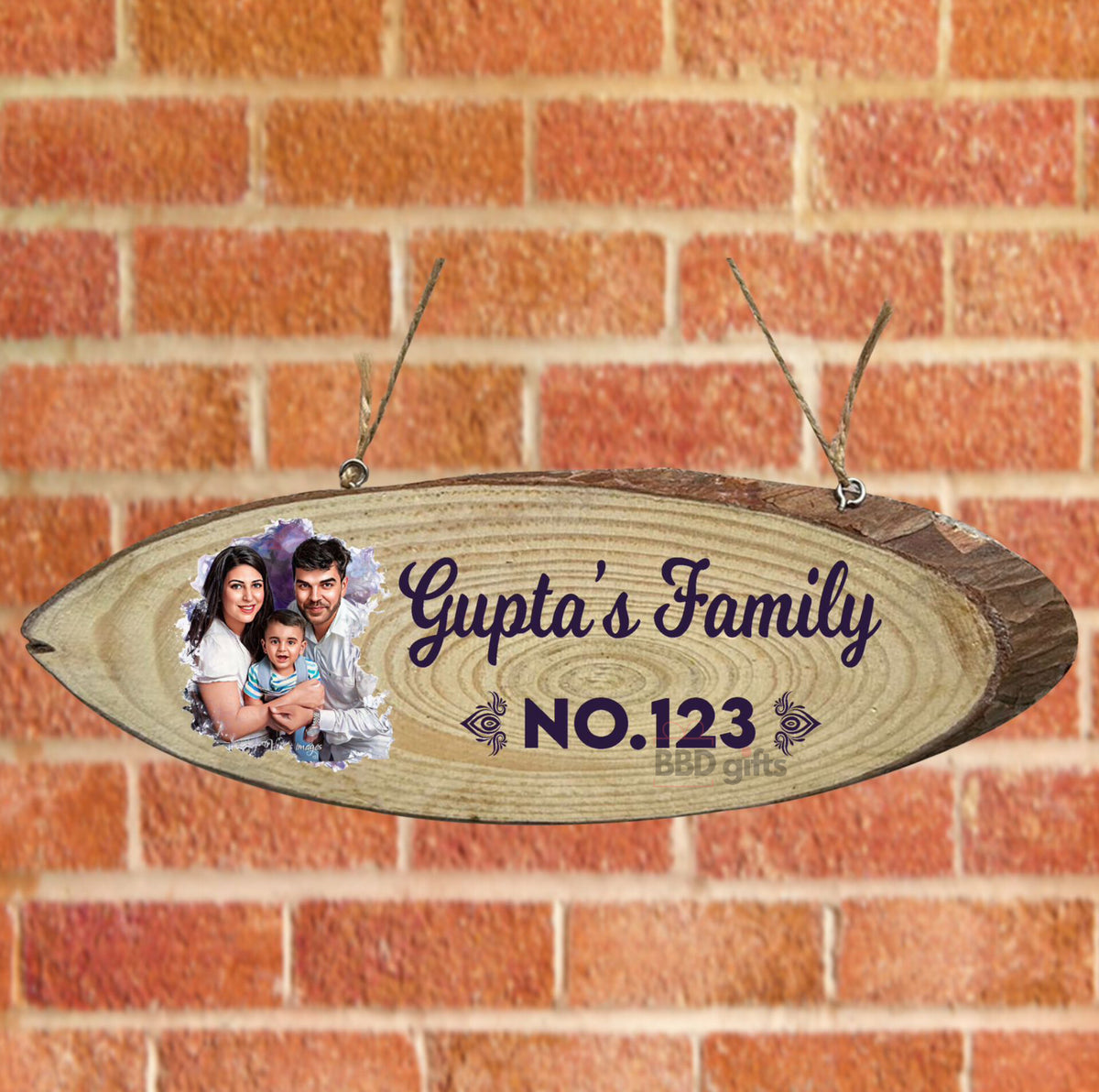 Customized wooden signage | wooden sign board | Name plates | Personalized Gifts - BBD GIFTS