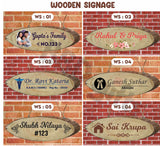 Customized wooden signage | wooden sign board | Name plates | Personalized Gifts