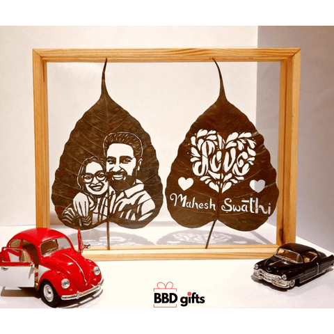 Custom Leaf Memory Frames | Best Gift Ideas For couples , Parents - BBD GIFTS