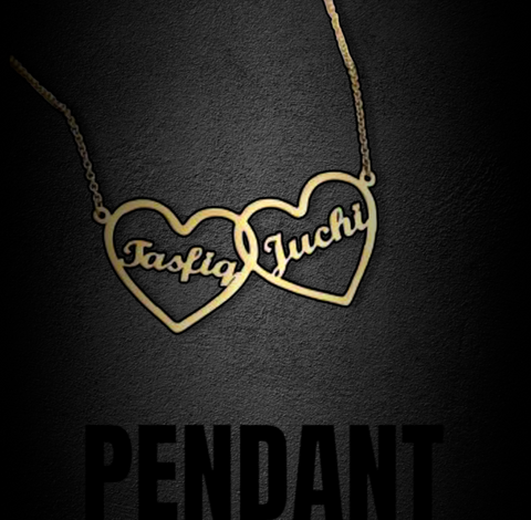 Personalised couple pendant