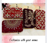 Personalised Embroidery Clutches - Clutches - Personalized Clutch With Name