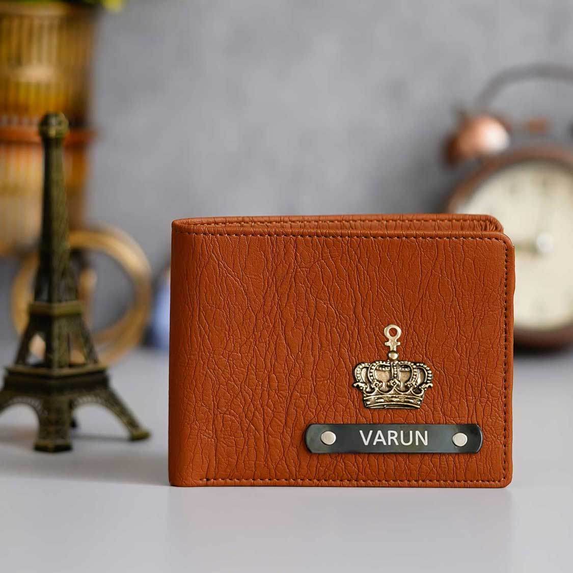 Genius Leather Men Wallet with Name - Personalized Gifts for him - BBD GIFTS