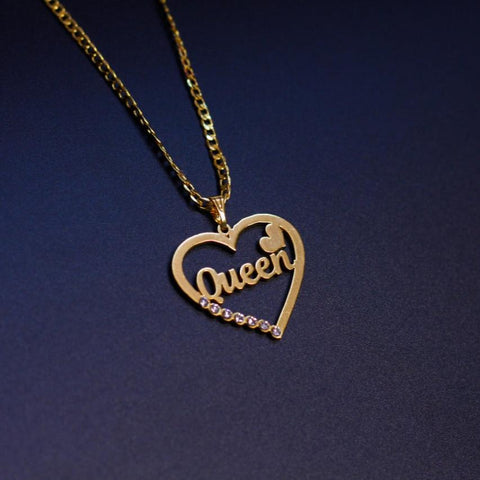 Customized Heart Name pendants