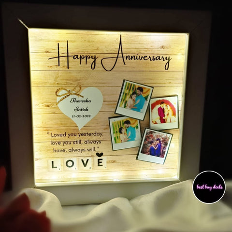 Customized Photo Frame With Light - BBD GIFTS