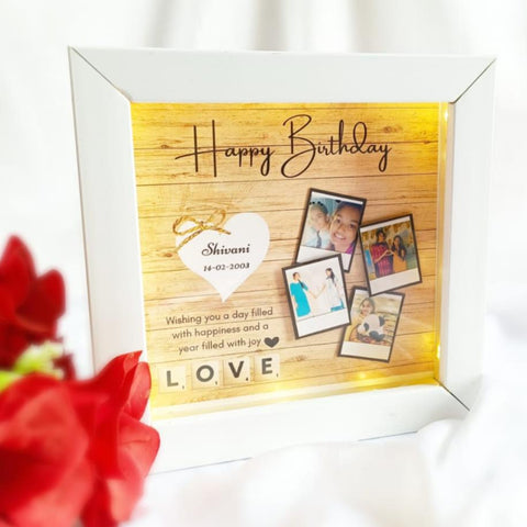 Customized Photo Frame With Light - BBD GIFTS