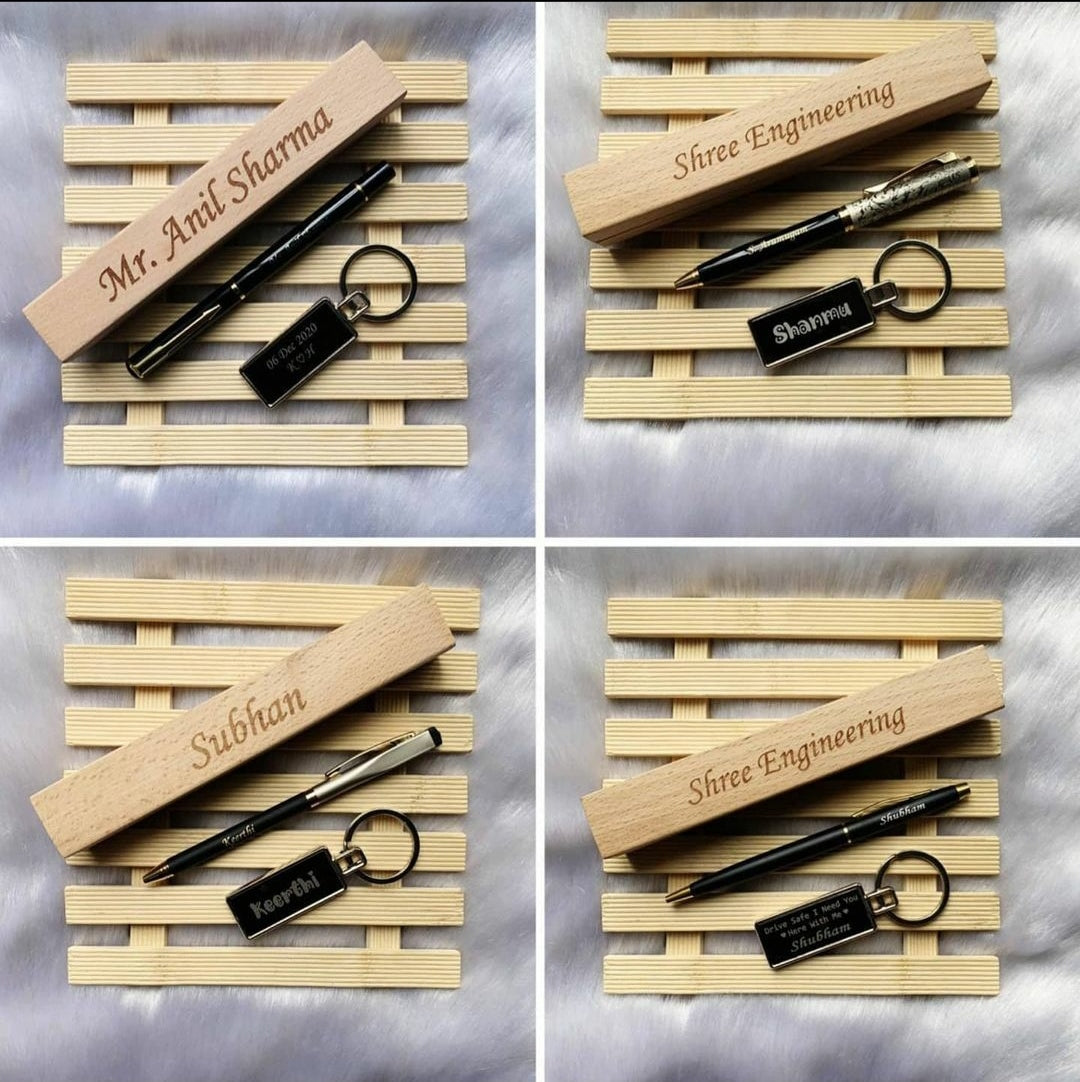 Pen And Keychain Combo | Best Gift For Brother | Personalised Gift For Boys