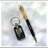 Gold Flake Pen And Keychain Combo | Best Pen And Keychain Combo