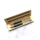 Gold And Silver Flake Pens Combo | Customized Pen Combo