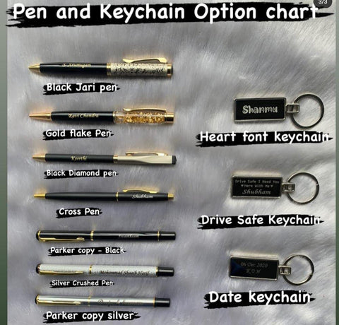 Pen And Keychain Combo | Best Gift For Brother | Personalised Gift For Boys