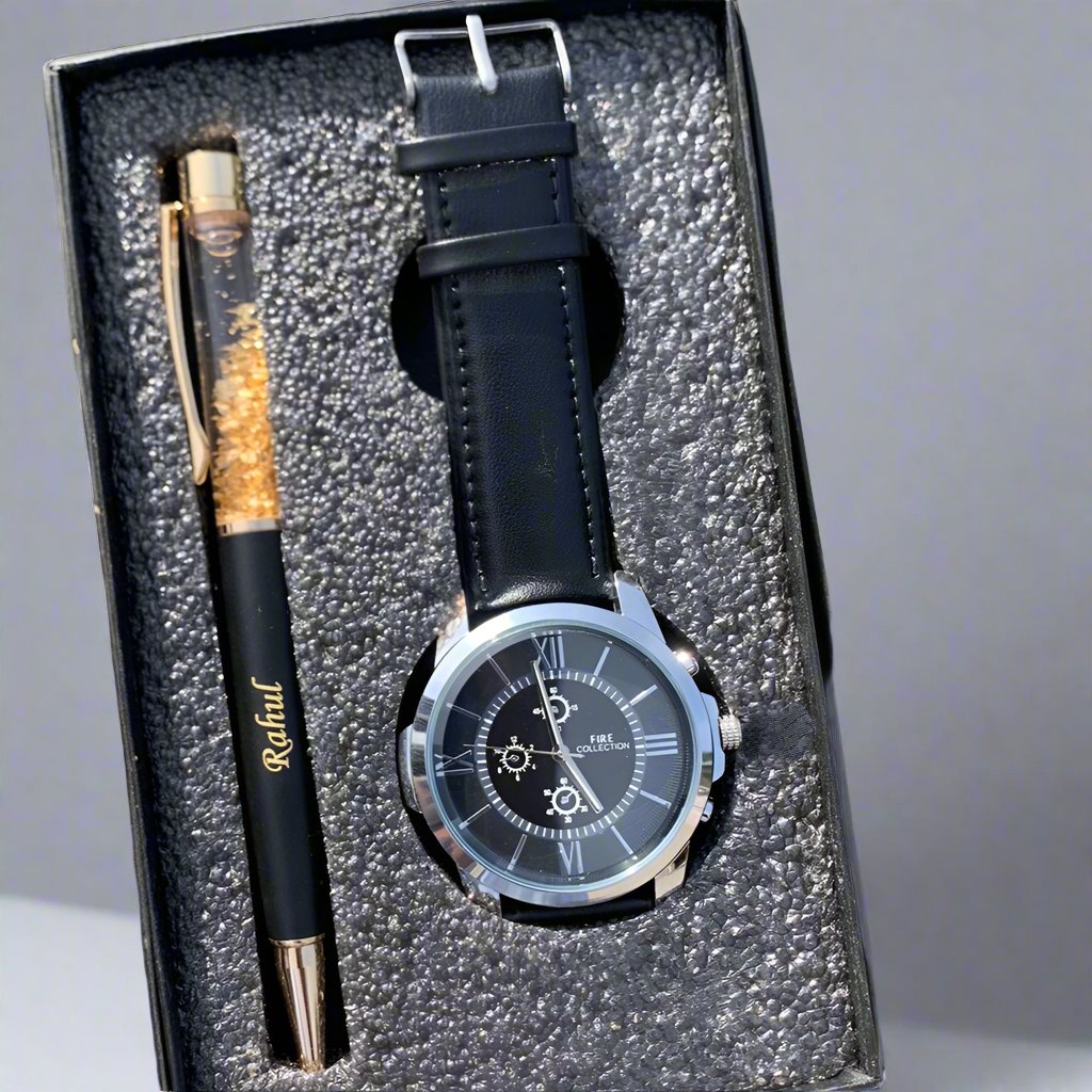 Pen And Watch Combo - Combo Gift For Men - Gift Ideas For Him