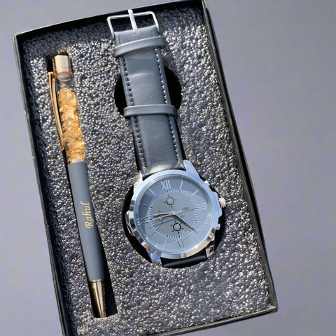 Pen And Watch Combo - Combo Gift For Men - Gift Ideas For Him