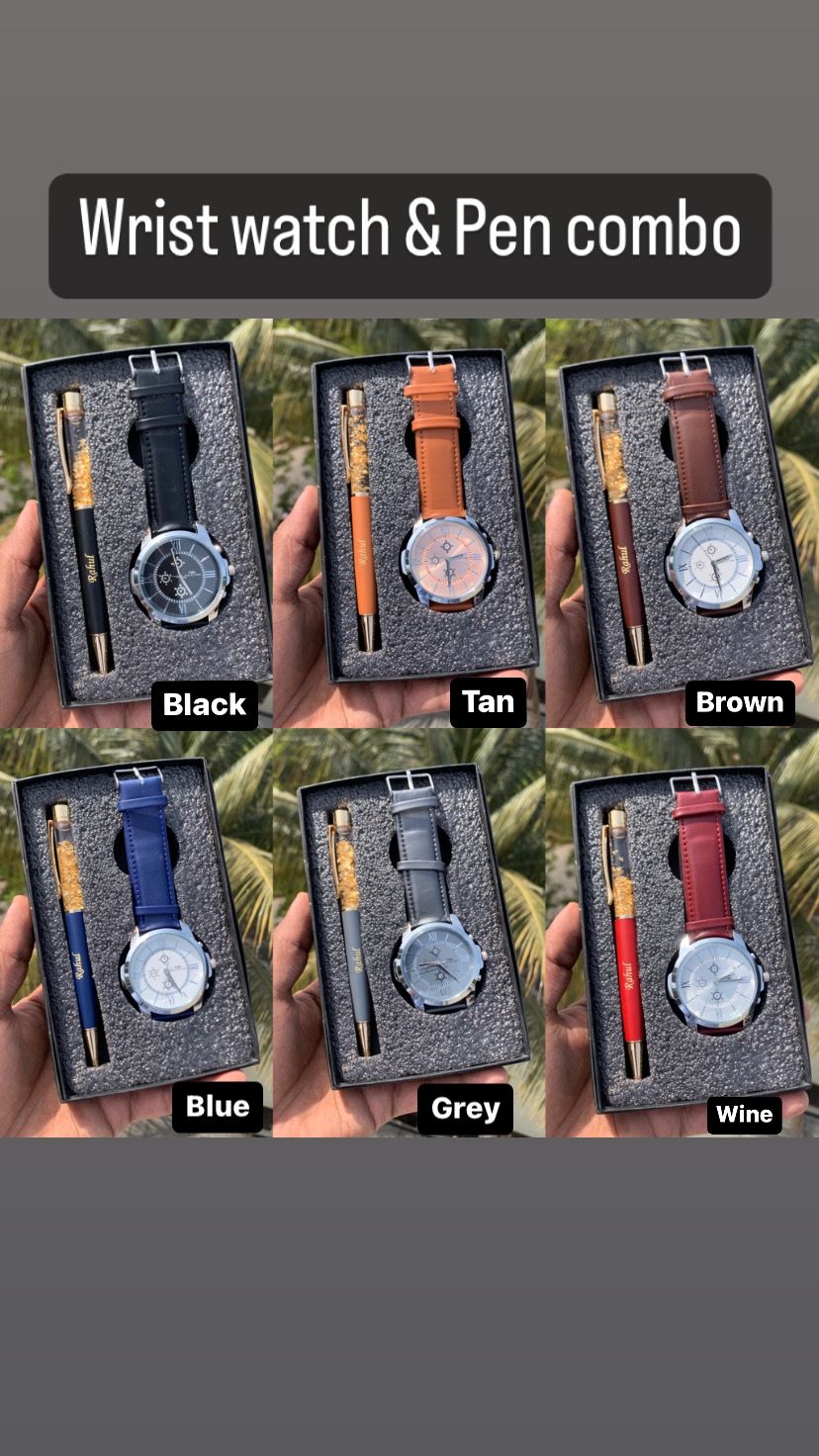Pen And Watch Combo - Combo Gift For Men - Gift Ideas For Him