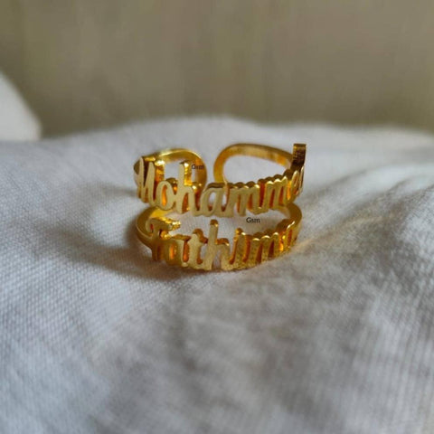 Name Ring For Couple