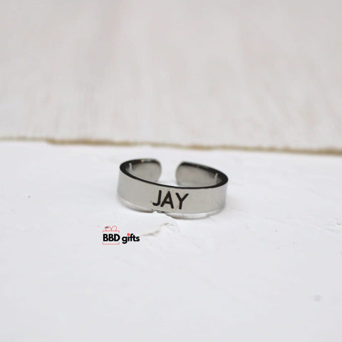 Customized Name Ring