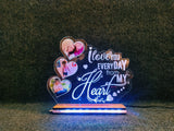 CUSTOMIZED ACRYLIC LOVE LED LAMP