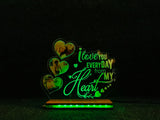 CUSTOMIZED ACRYLIC LOVE LED LAMP