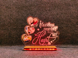 CUSTOMIZED ACRYLIC LOVE LED LAMP