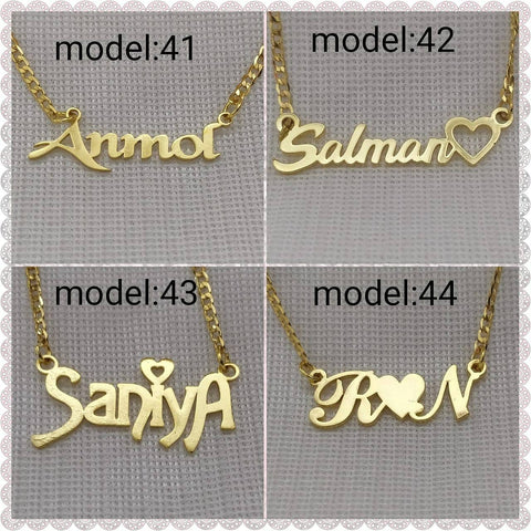 Custom name pendant