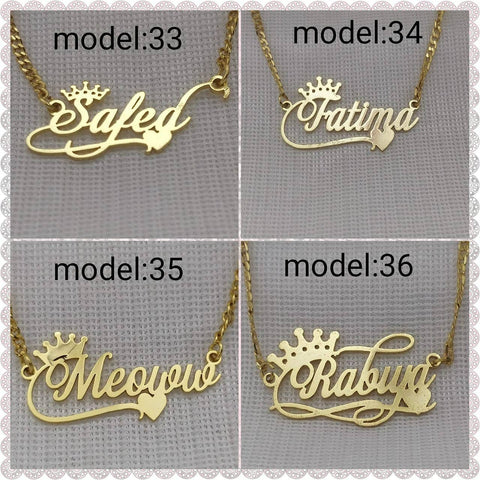 Custom name pendant