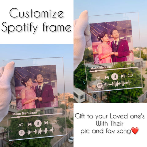 Customized Spotify Frame