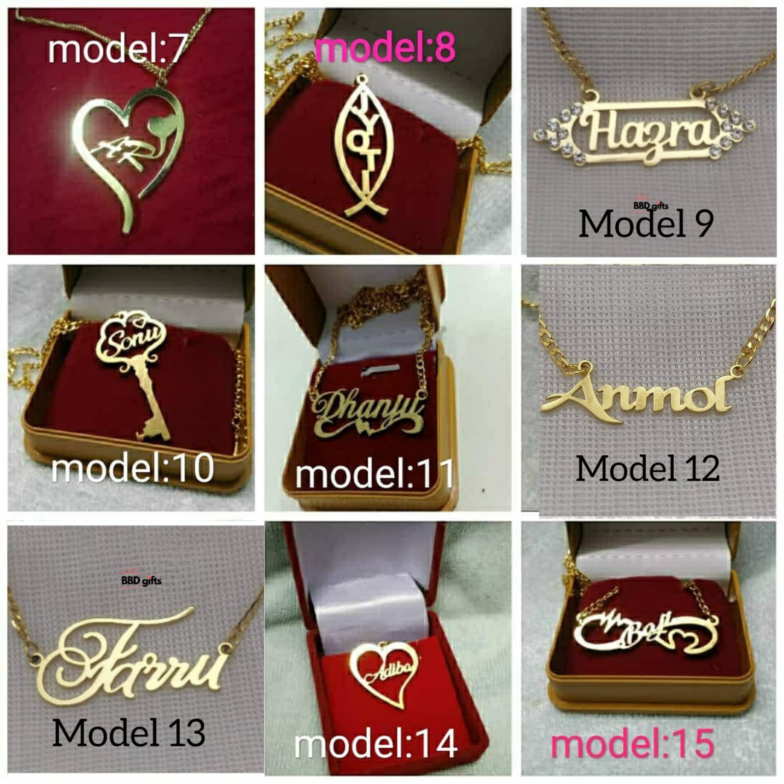 Customized Name Pendant - Customized Necklace - Name Necklace - Gift For Her