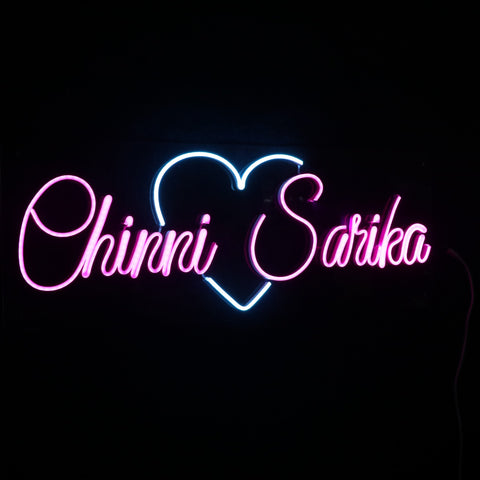 Couple Name Neon Sign - Personalized led Neon - Custom Neon Light - Neon Sign Board