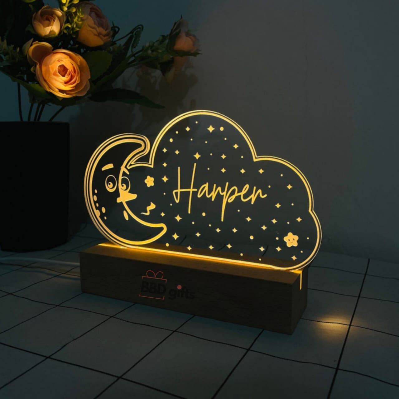 Personalized Lamp For Him/Her | Birthday Gift | Gift for Boyfriend/Girlfriend | Custom Night Lamp | Kids Special Gifts