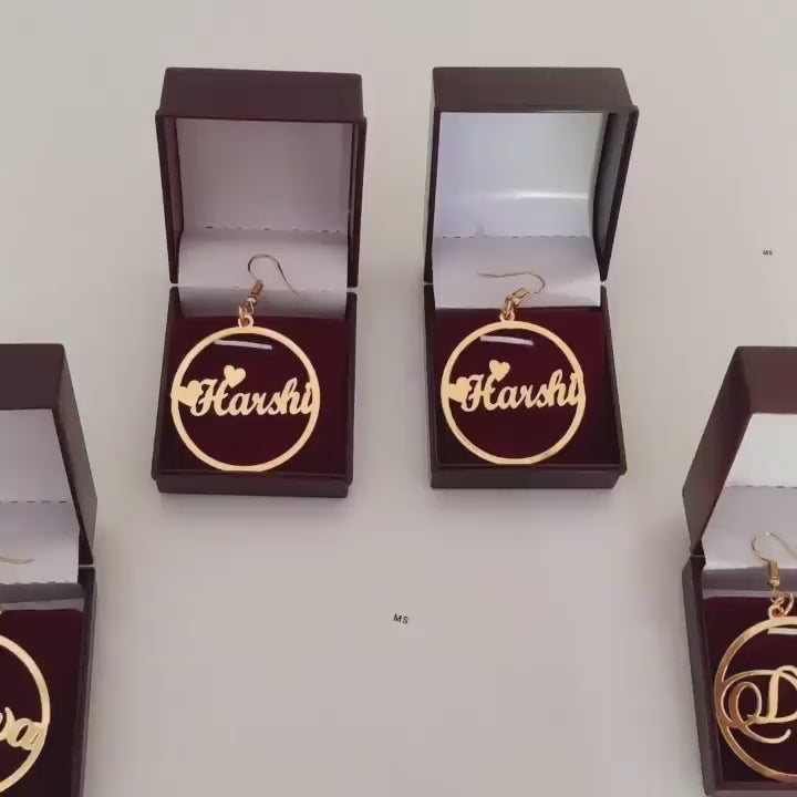 Customized Name Ear Rings