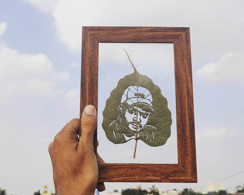 Natural Custom Leaf Art | Best Gifts For Birthday , Occasional , Anniversaries ,girls | gift for him and her - BBD GIFTS