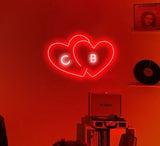 Customized love Heart Led Neons