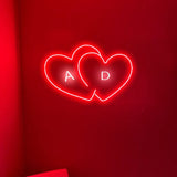Customized love Heart Led Neons