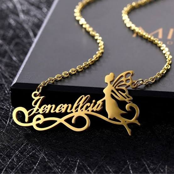 Angel name sale necklace