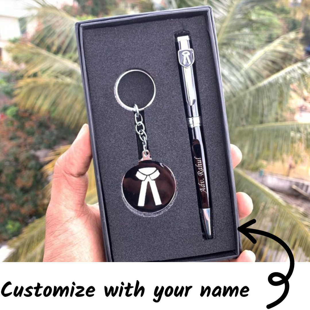 advocate pen and keychain set | best gift for lawyers
