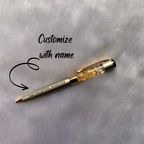 Customized Platinum Flake Pen| Personalized pens| Best pens| Stylish pens| Customized gifts| Attractive pens