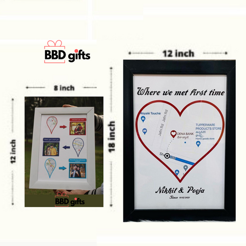 Customized location frames - BBD GIFTS