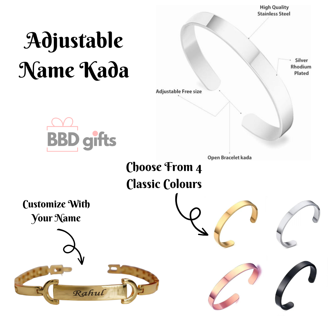 Customized metal name kada | Hand bracelet | Hand Chain | Gifts For Her