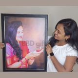 LED Oil Painting Photo Frame | Gift for girls | Anniversary gift for couples | Birthday Frames | LED Oil Painting Photo
Frame